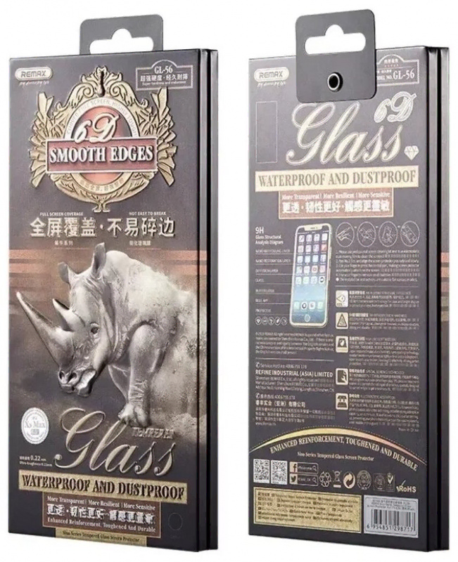 Tempered Glass iPhone 13/14/13 Pro Remax GL-56 Black Full Screen
