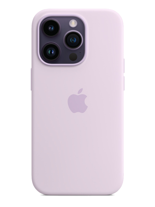 Накладка Apple iPhone 14 Pro Silicon Case MagSafe No Animation (Сиреневый)