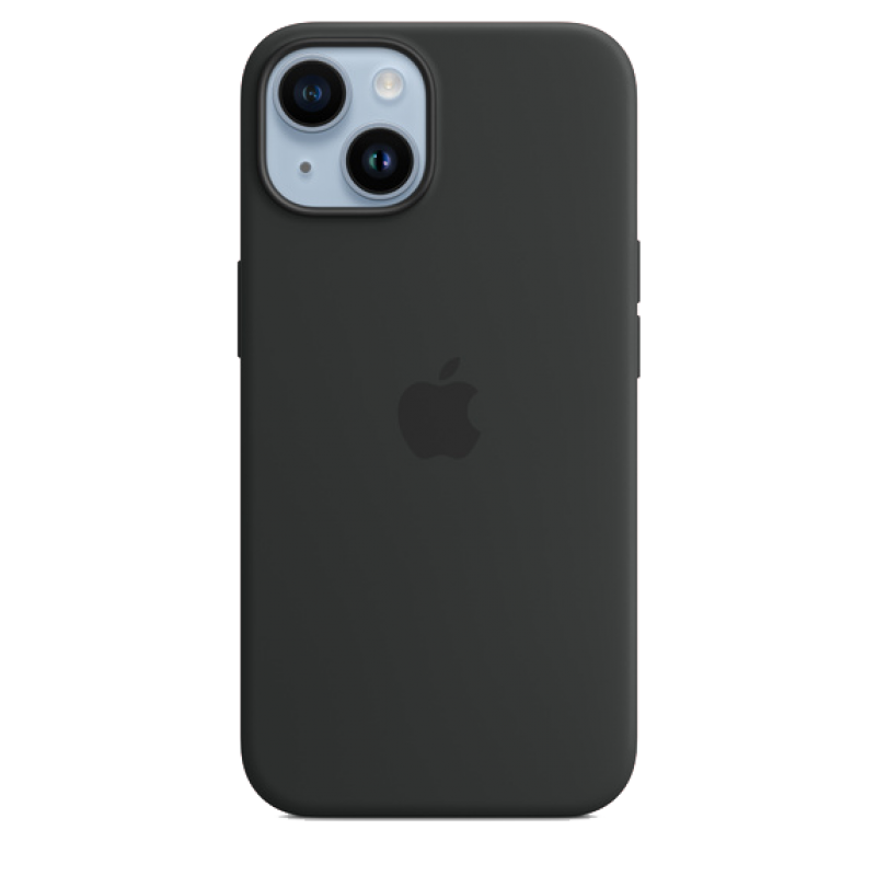 Накладка Apple iPhone 14 Plus Silicon Case MagSafe Animation (Тёмная ночь)