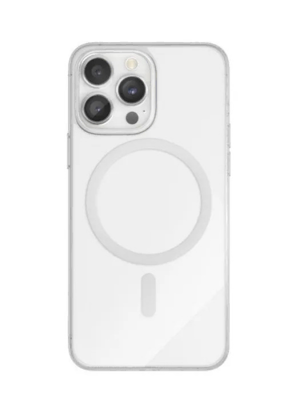 Чехол защитный "vlp" Crystal case with MagSafe для iPhone 14 Pro Max, прозрачный