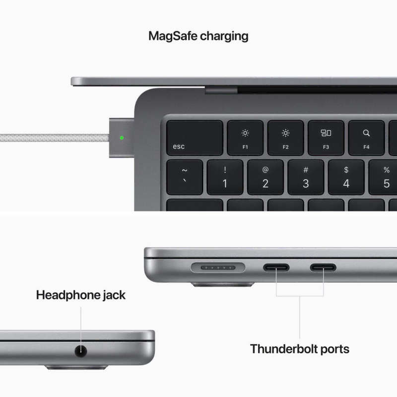 Apple MacBook Air 13 2022 M2/8CPU-10GPU/8GB/512GB Space Gray MLXX3