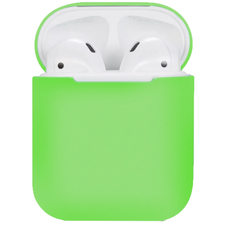 Чехол силиконовый для Airpods (зеленый)