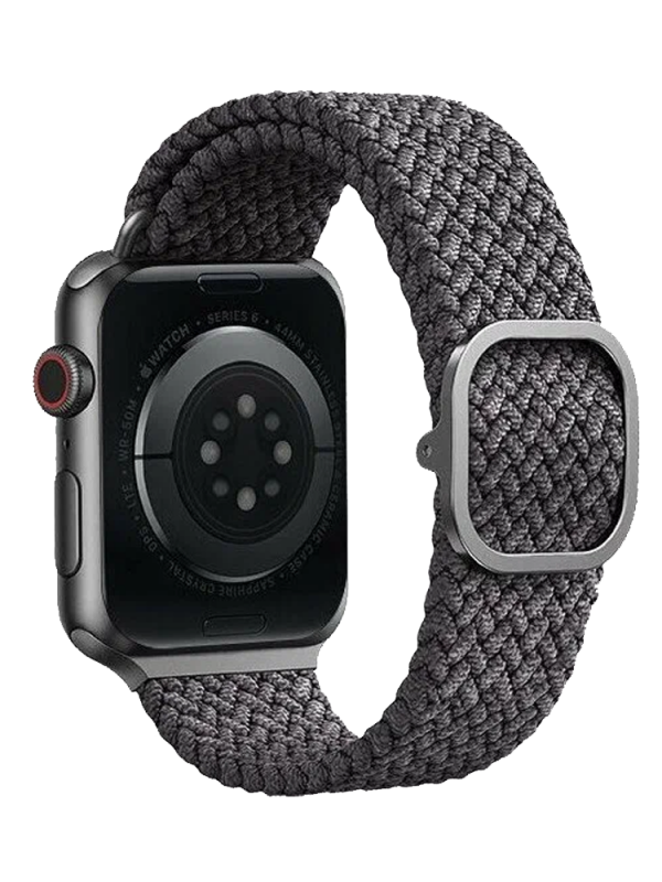 Uniq для Apple Watch 45/44/42 mm ремешок ASPEN Strap Braided Grey