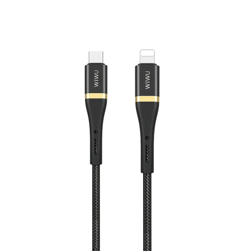 Кабель WIWU Elite USB-C to Lightning 2m Black