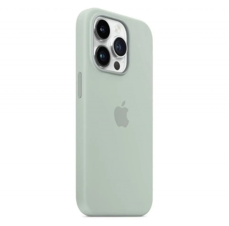Накладка Apple iPhone 14 Pro Silicon Case MagSafe Animation (Зелёный)