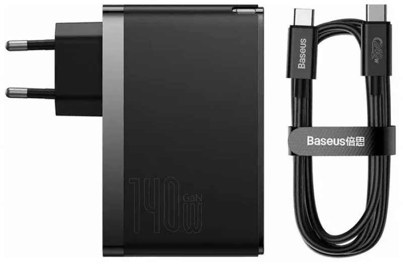 Блок СЗУ USB-C 140W Baseus (Black)