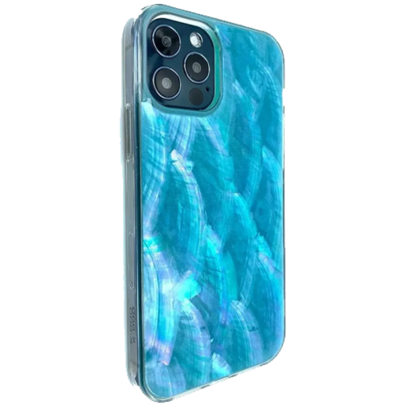 Накладка iPhone 13 Pro Max K•Doo Seashell (Синий)