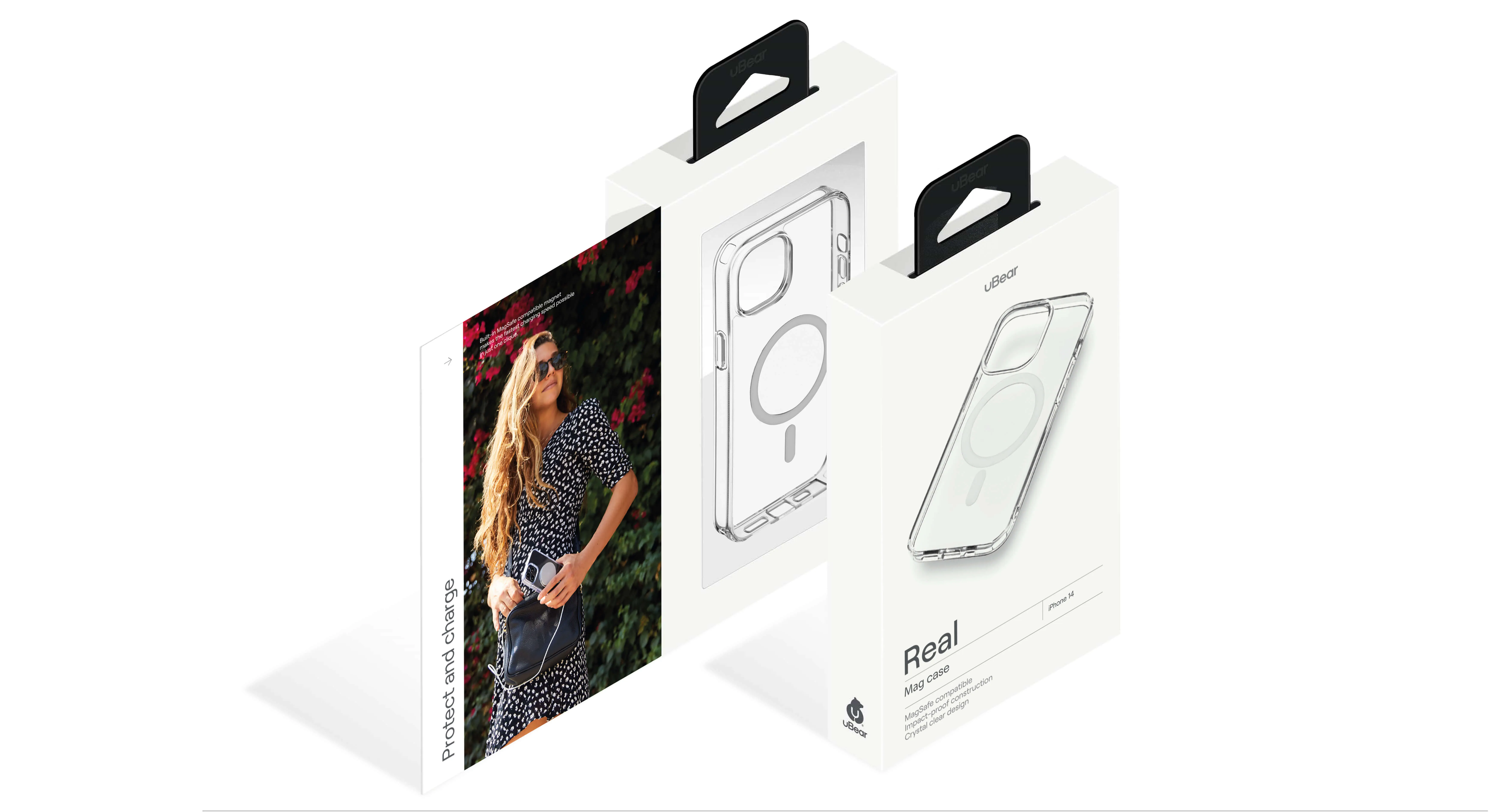 Чехол защитный uBear Real Mag Case для iPhone 12/12 Pro