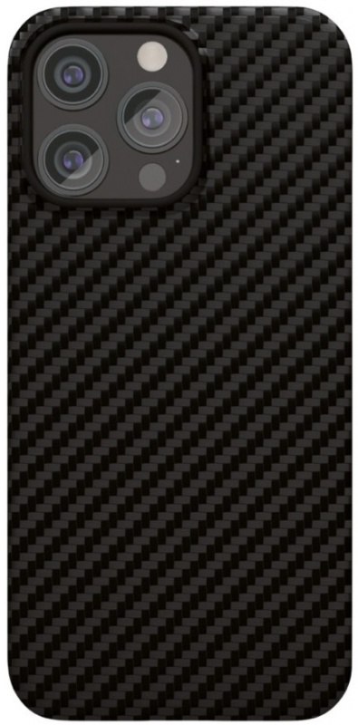 Чехол защитный "vlp" Kevlar Case с MagSafe для iPhone 15 Pro Max, черный
