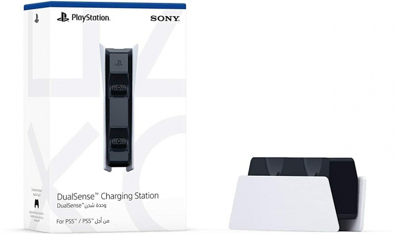 Зарядная станция DualSense на два геймпада для PS5