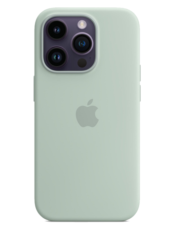 Накладка Apple iPhone 14 Pro Max Silicon Case MagSafe No Animation (Зелёный)